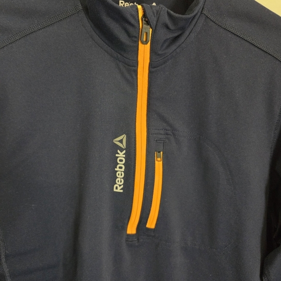 Reebok Men's Long Sleeve Half Zip Pullover Size L - Picture 4 of 5